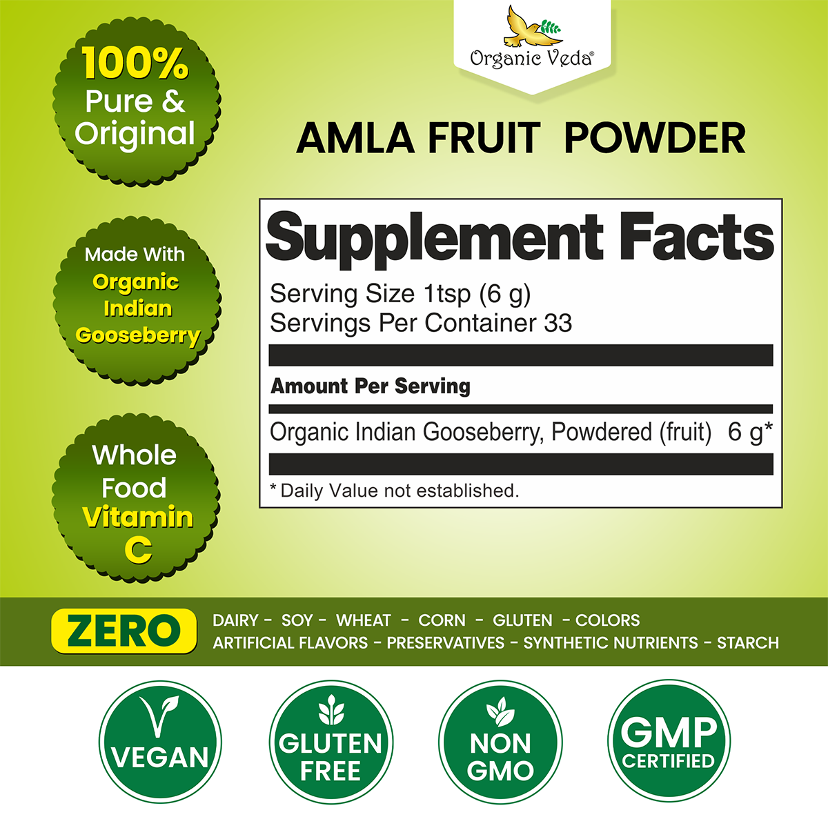 Amla Powder OrganicVeda