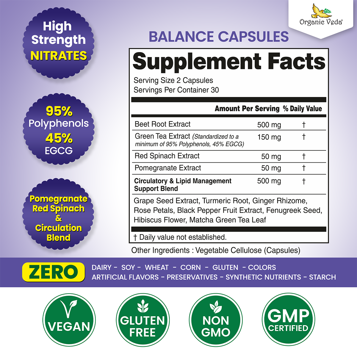 Balance Capsules OrganicVeda