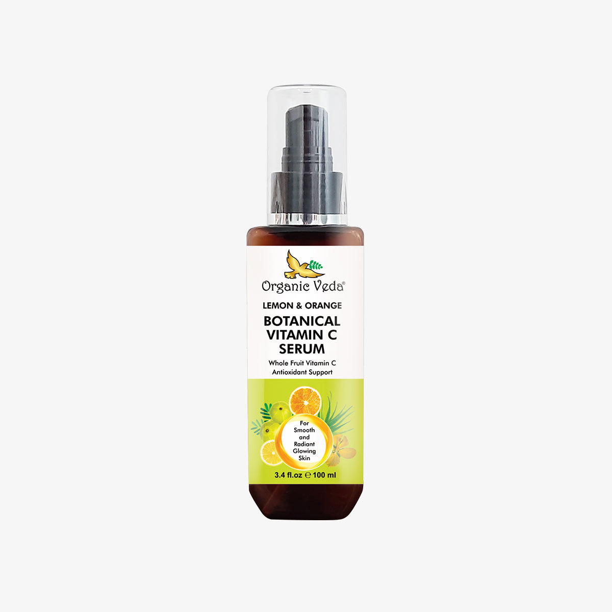 Lemon & Orange Botanical Vitamin C Serum OrganicVeda