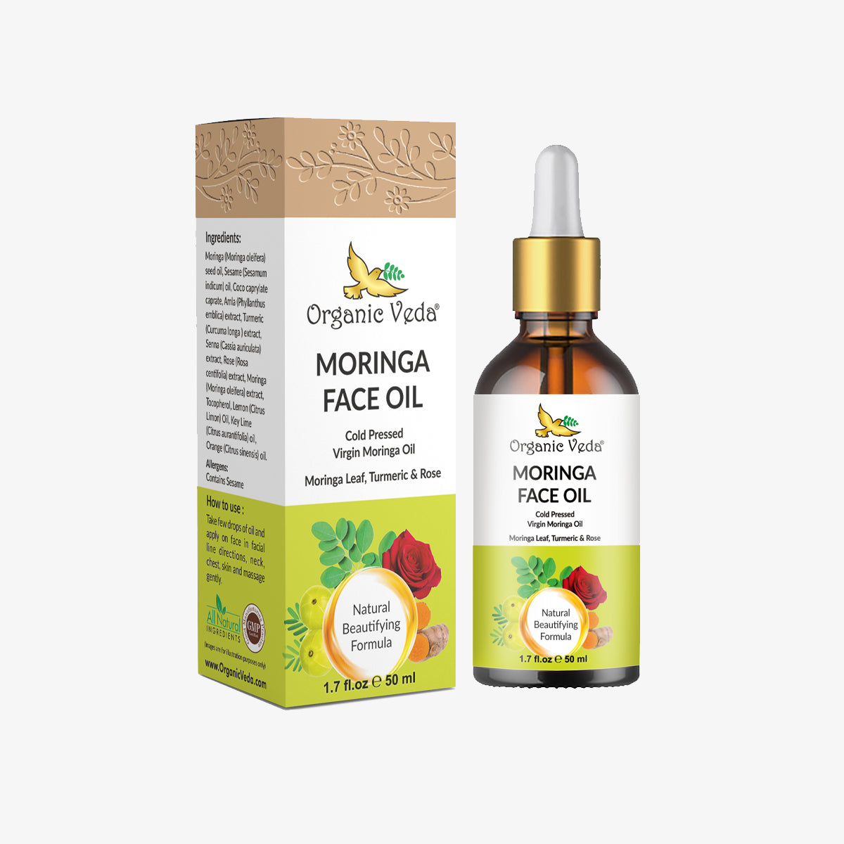 Moringa Face Oil OrganicVeda