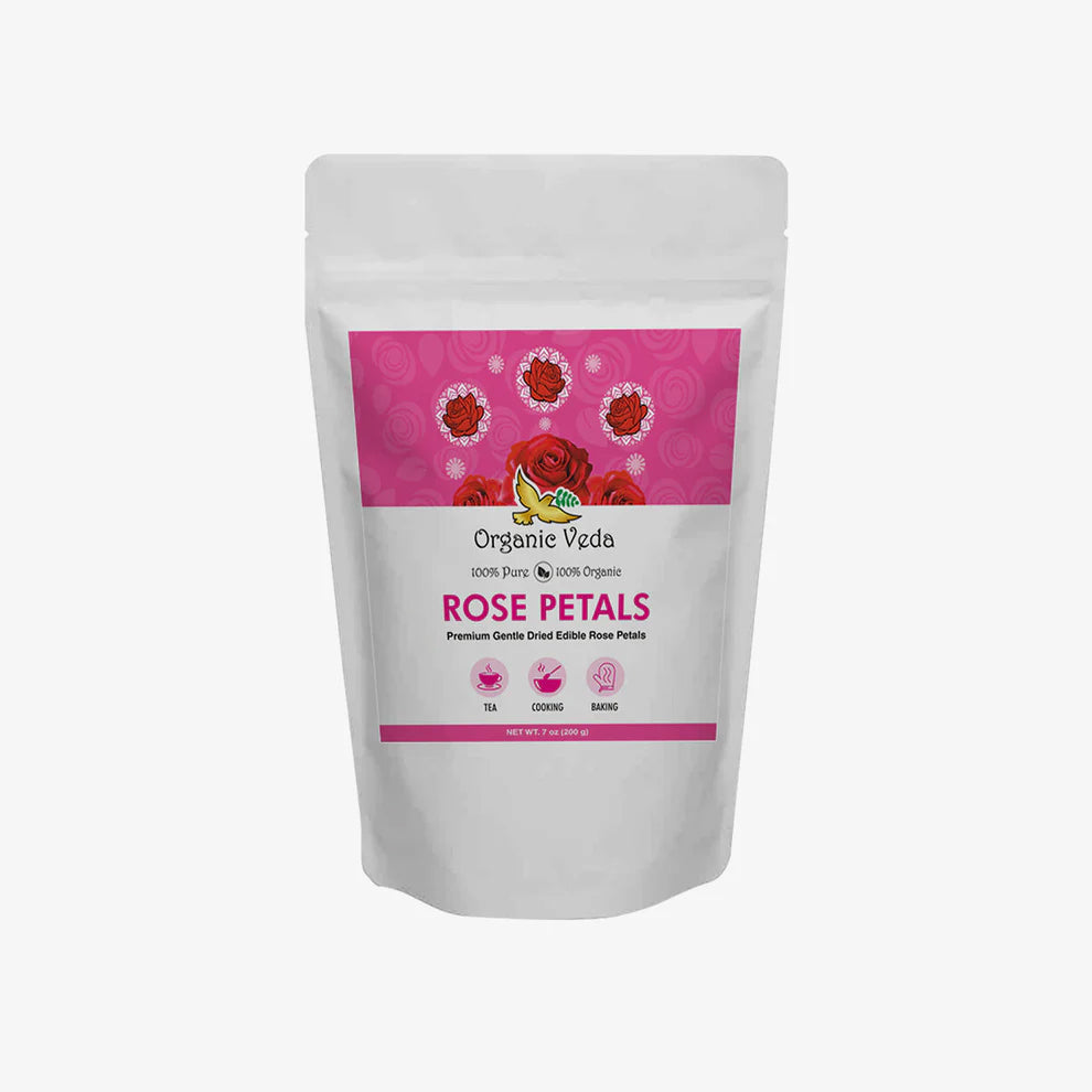 Rose Petals Dried OrganicVeda USA