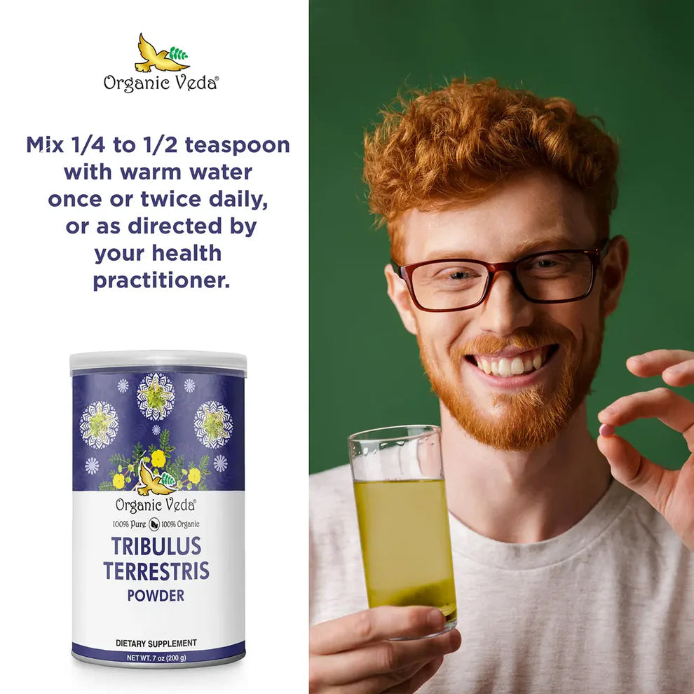 Tribulus Terrestris Powder OrganicVeda USA