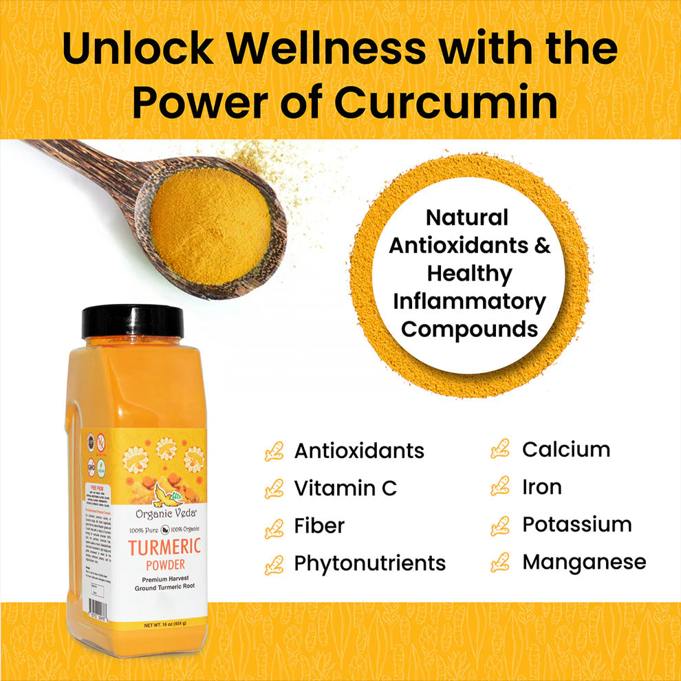 Turmeric Powder OrganicVeda USA