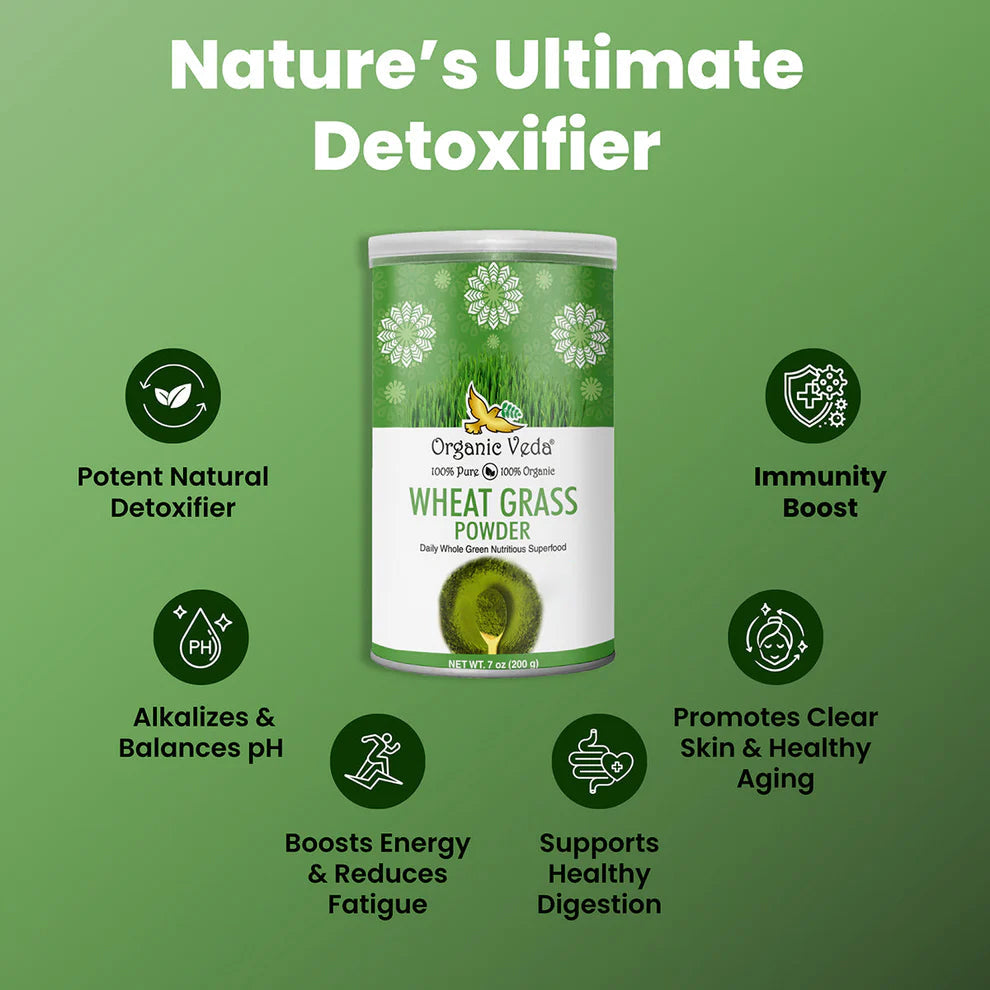 Wheatgrass Powder OrganicVeda USA