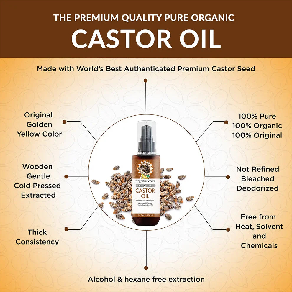 Castor Oil OrganicVeda USA
