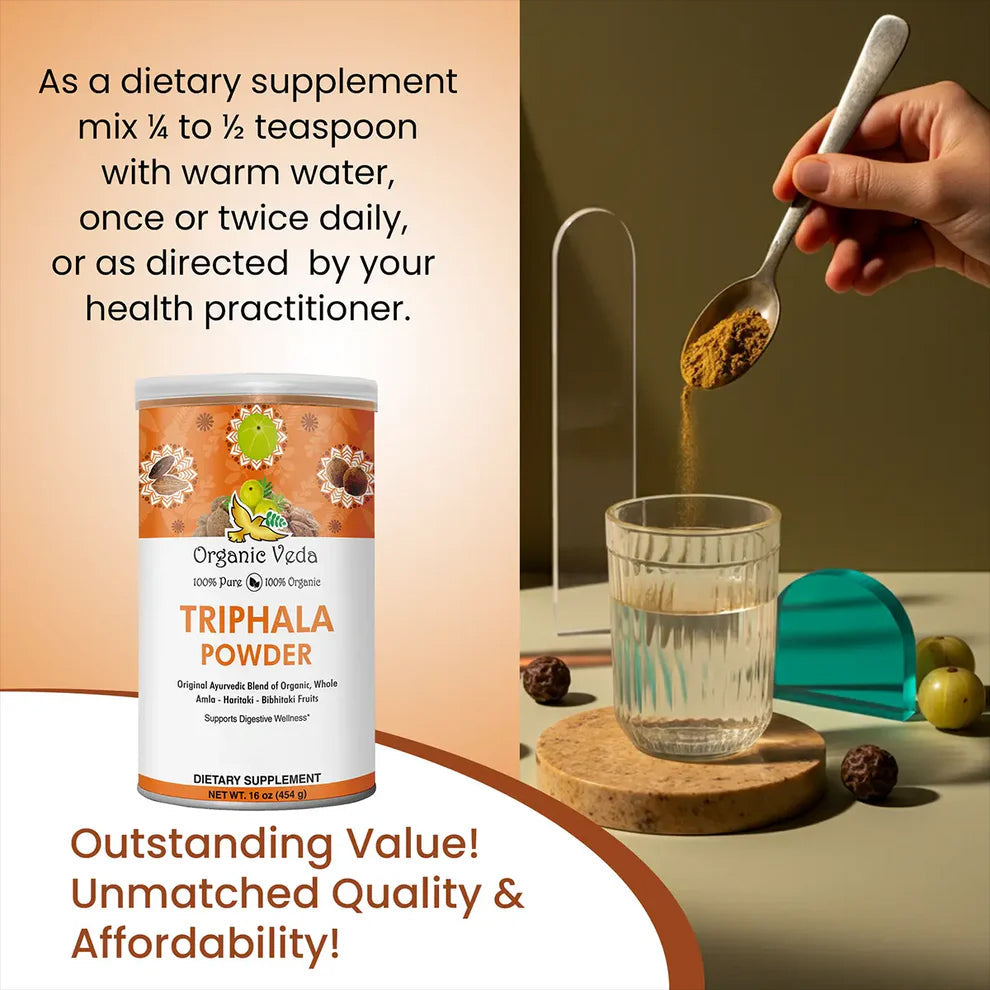 Triphala Powder OrganicVeda USA