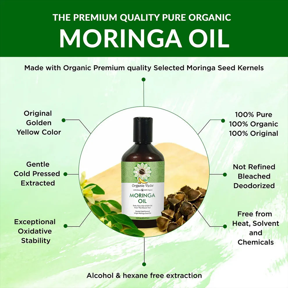 Moringa Oil OrganicVeda USA