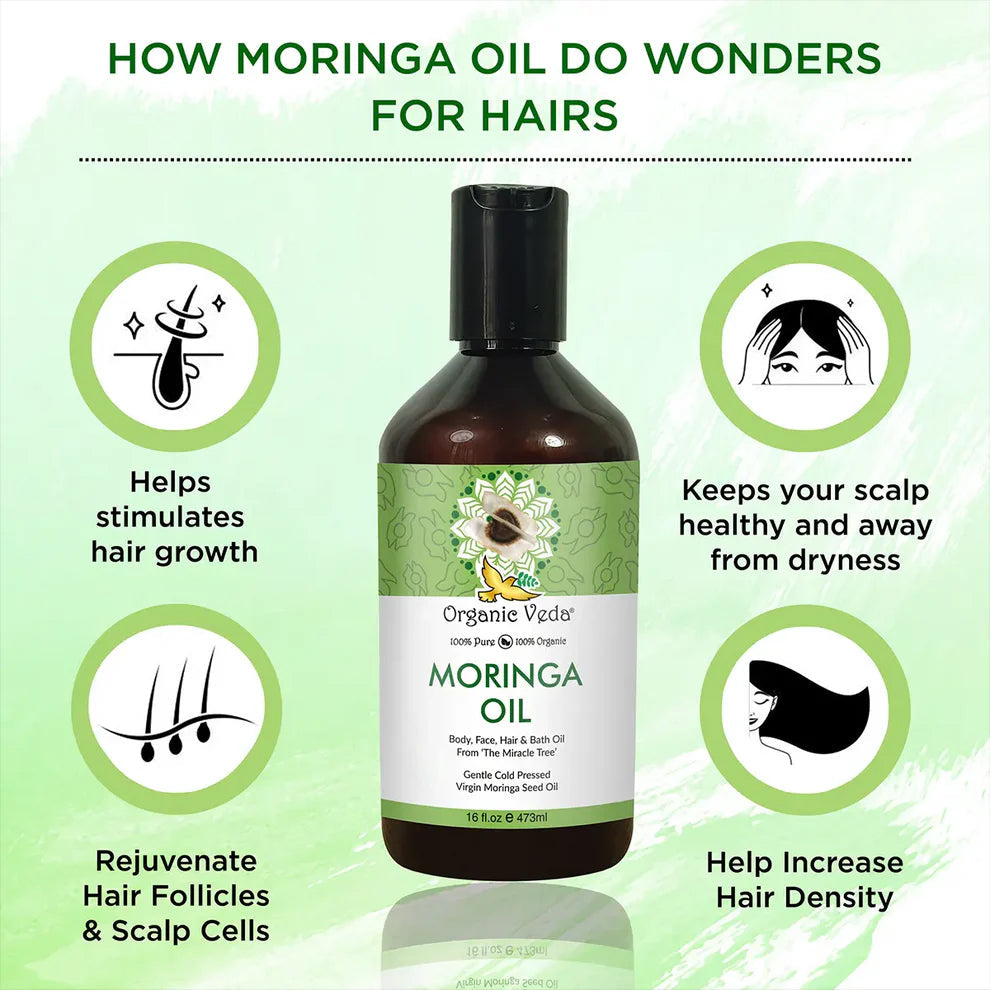 Moringa Oil OrganicVeda USA