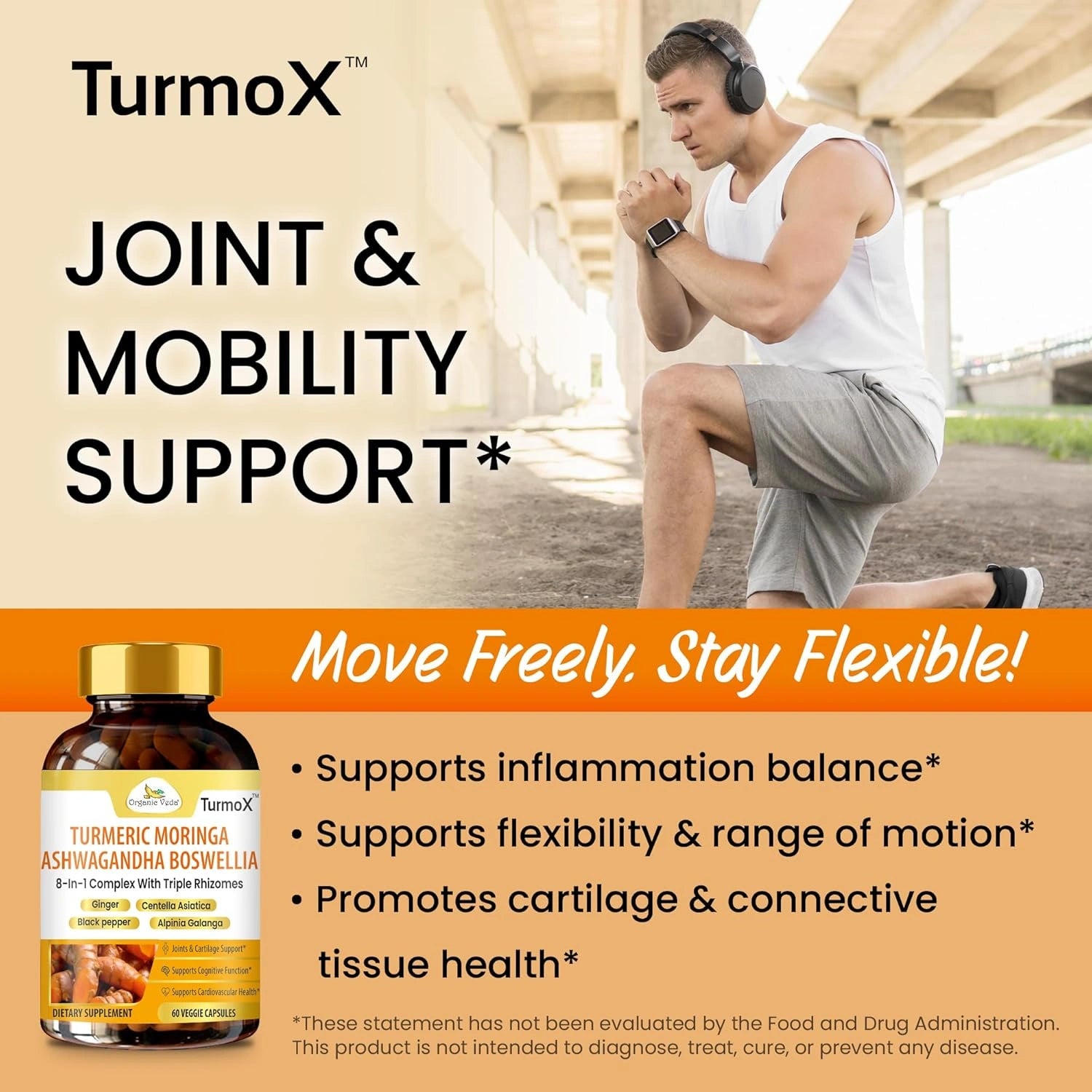 Turmox - Turmeric Moringa Ashwagandha Boswellia Capsules