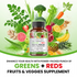 Superfoods Greens + Reds - Fruits & Veggies OrganicVeda