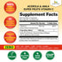 Acerola and Amla Vitamin C Capsules OrganicVeda