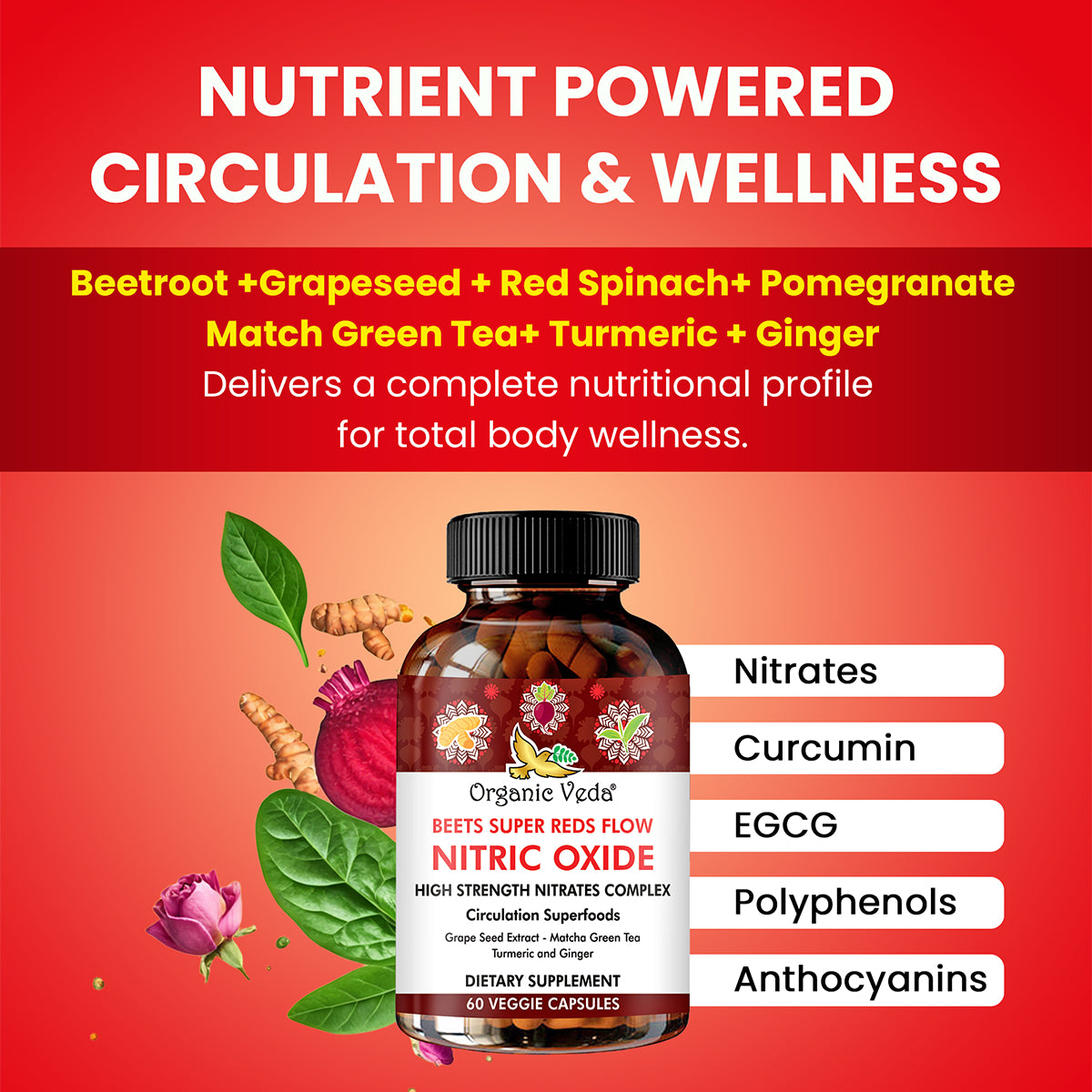 Beets Super Reds Flow Nitric Oxide