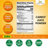 Carrot Juice Powder OrganicVeda