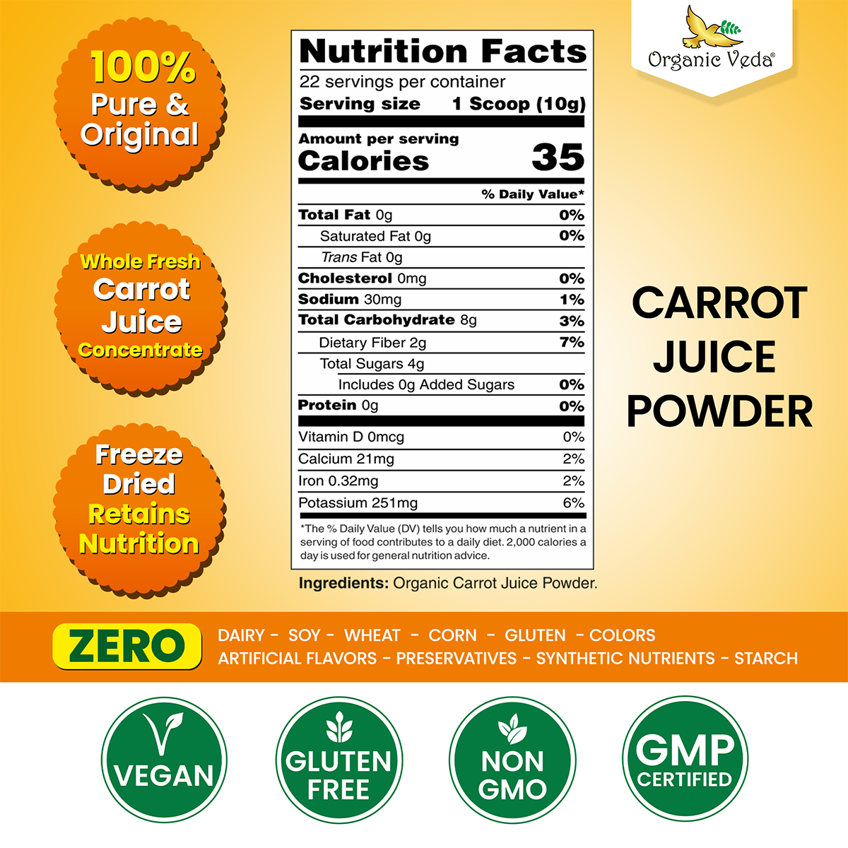 Carrot Juice Powder