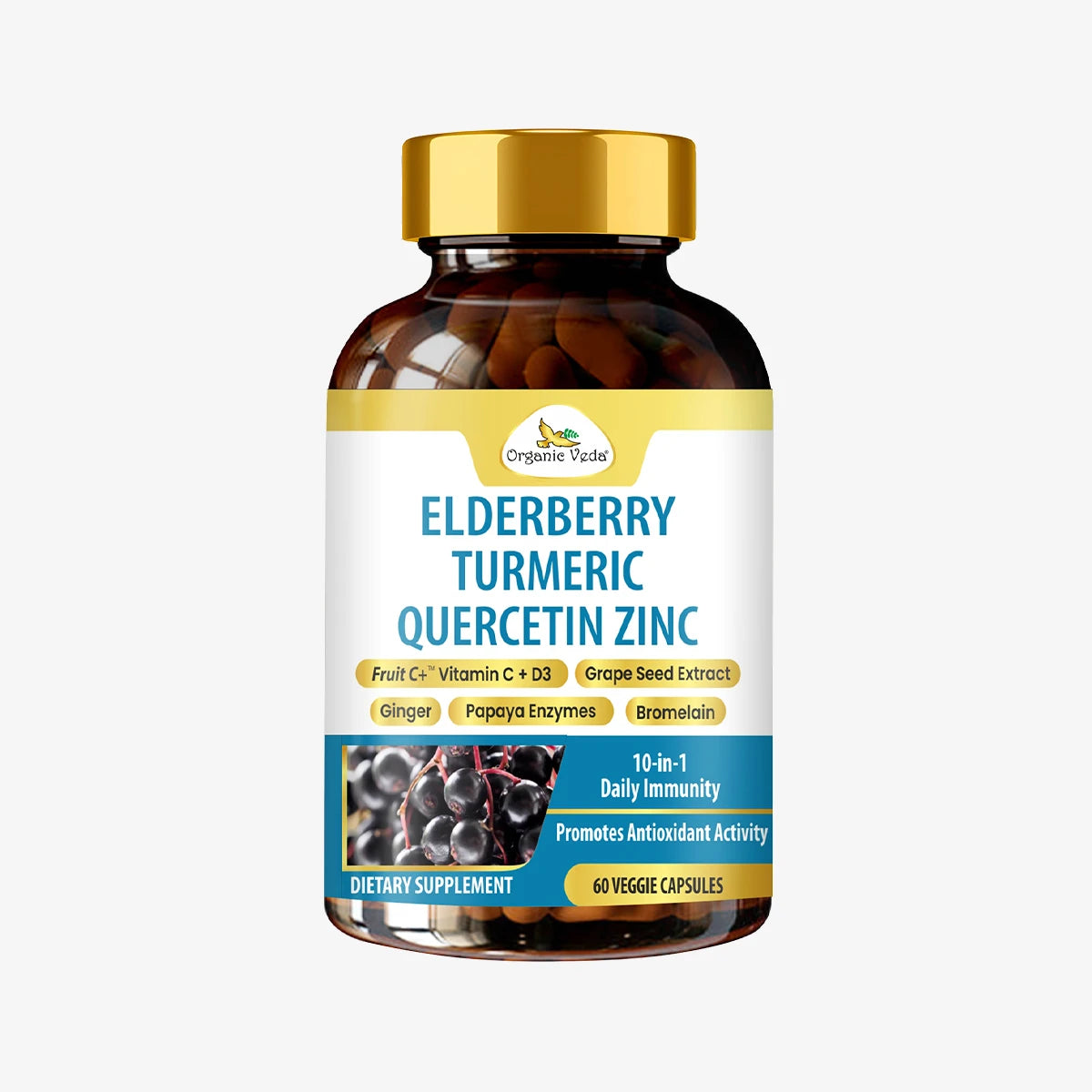 DefenDC+ Elderberry Quercetin Zinc Capsules