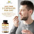 Ginkgo Biloba Turmeric Bacopa Capsules OrganicVeda