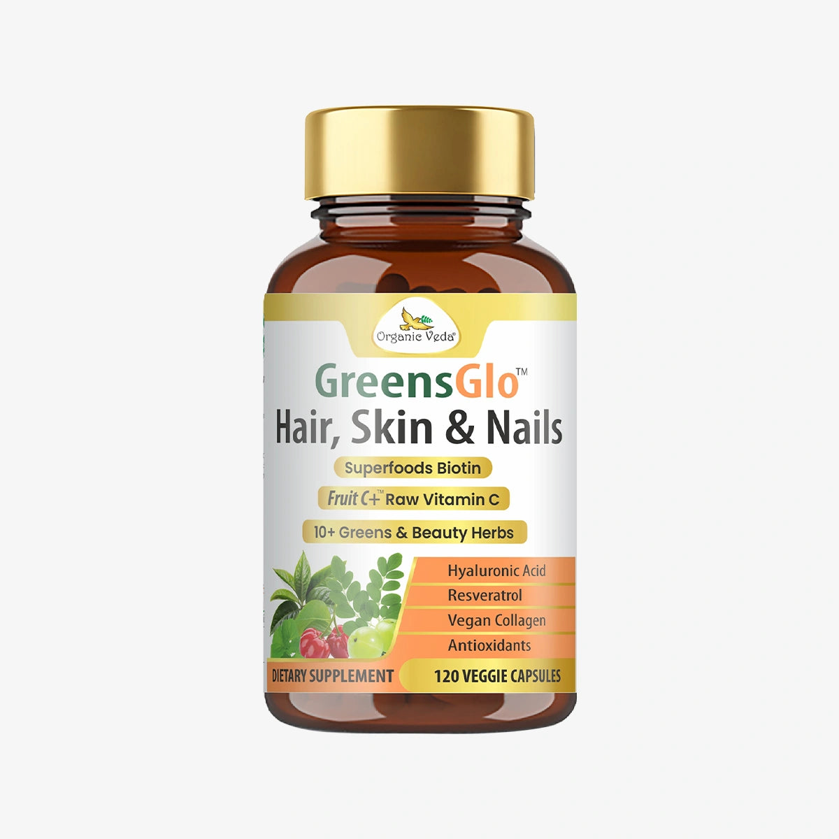 GreensGlo Skin, Hair, Nails Capsules