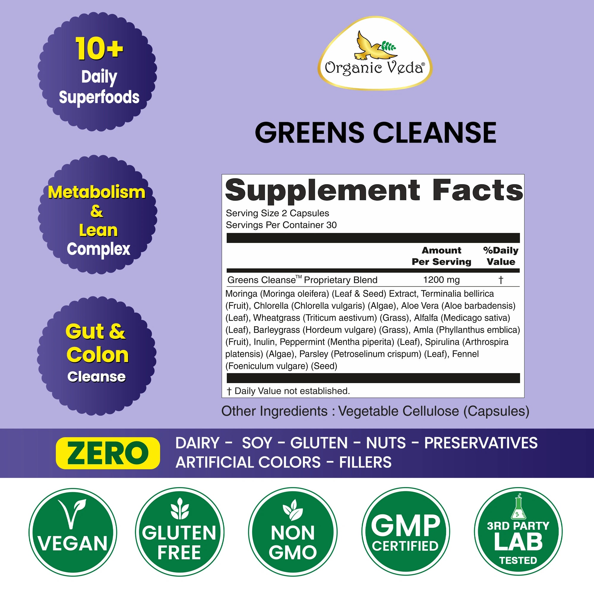 Greens Cleanse Capsules