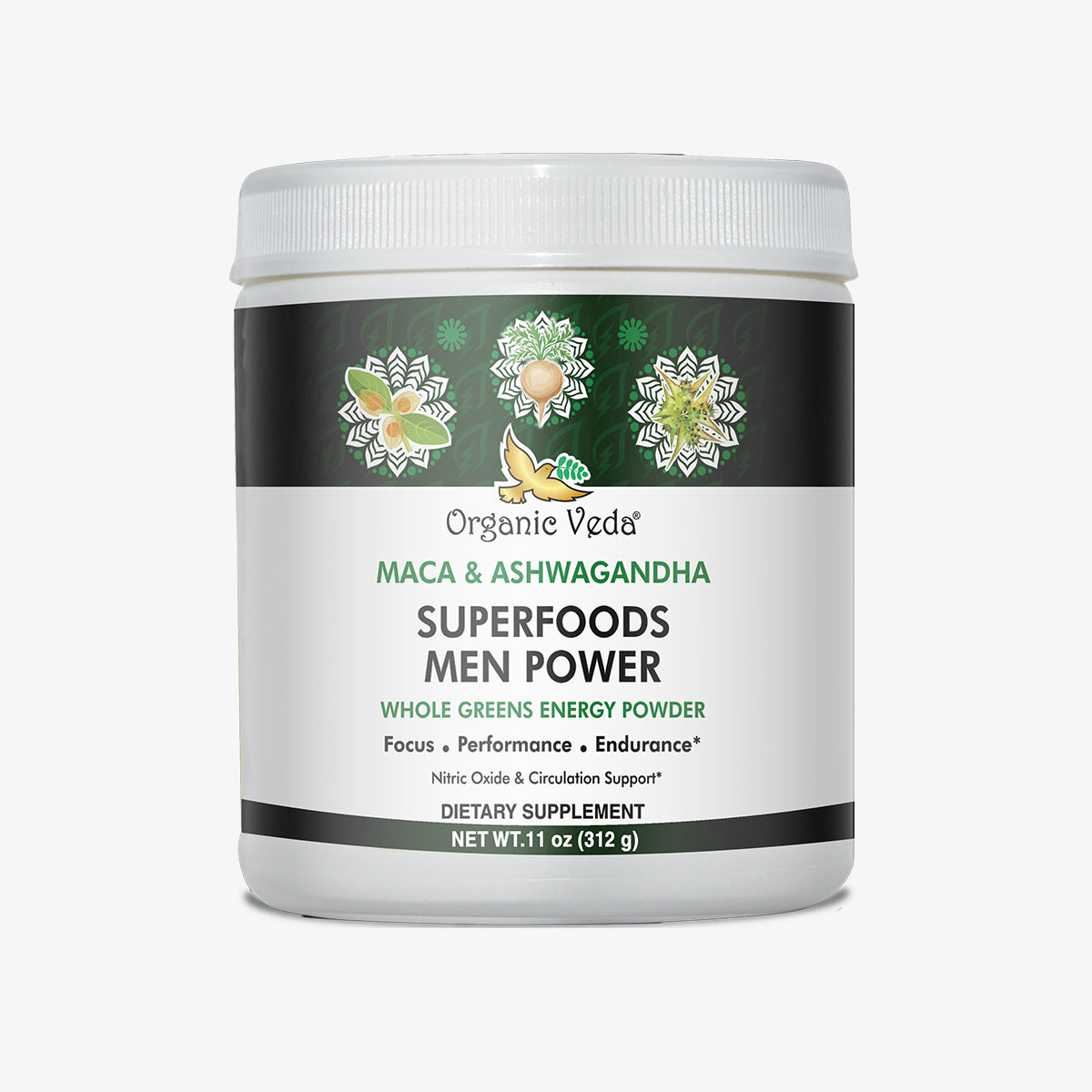 Maca + Ashwagandha Superfoods Men Power