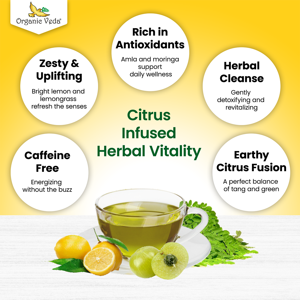 Moringa Lemon Amla Tea Bags
