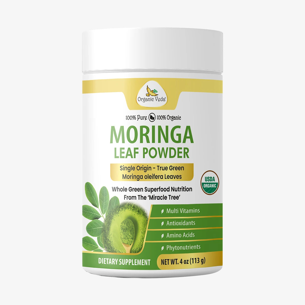 Moringa Leaf Powder OrganicVeda USA