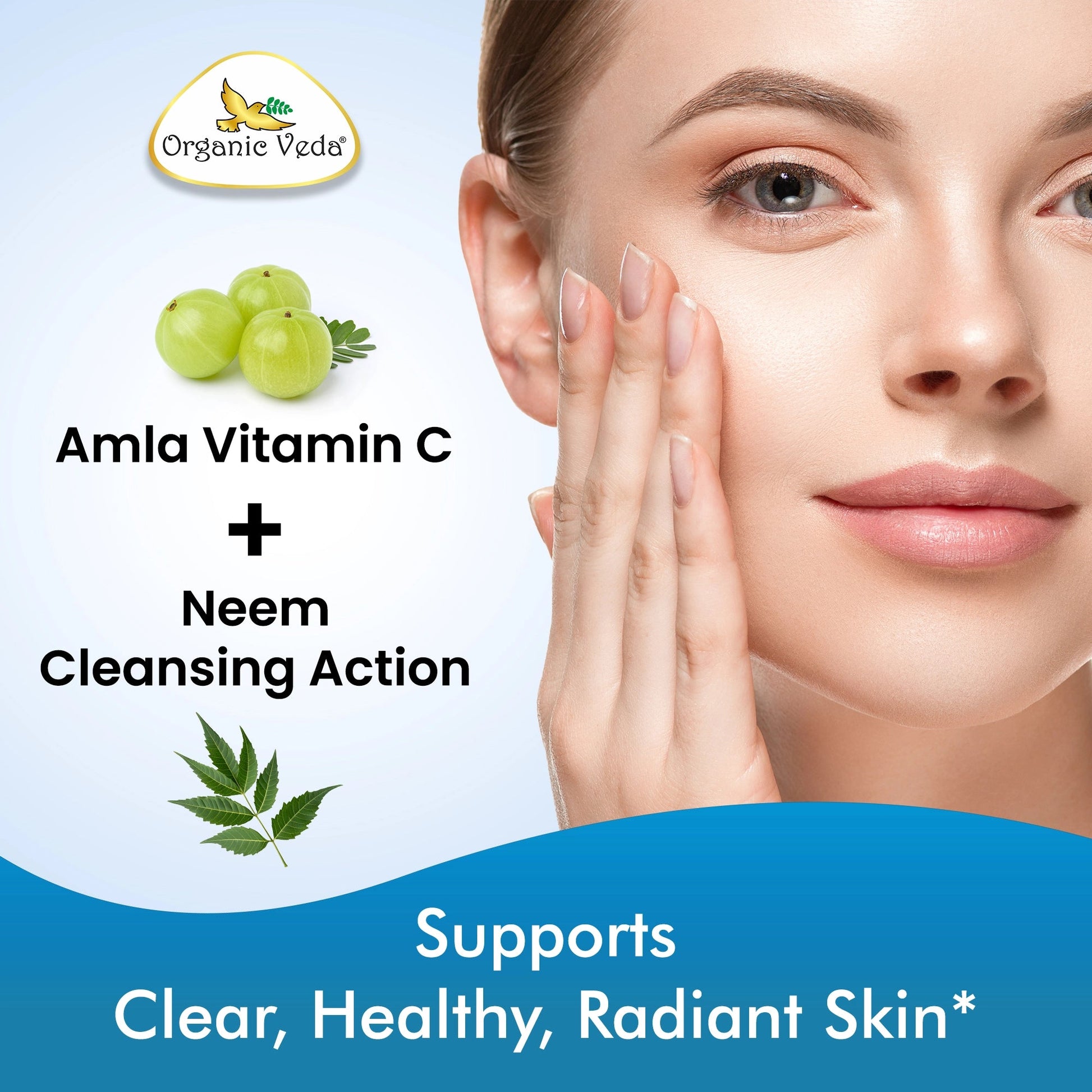 Neem & Turmeric Immune Support Capsules OrganicVeda USA