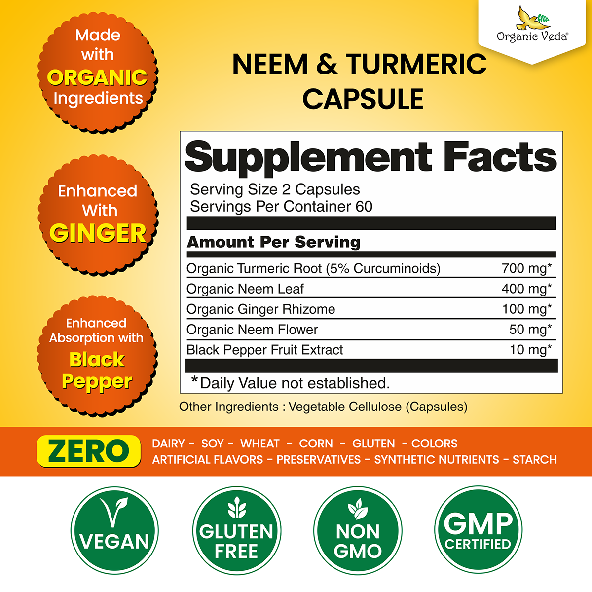 Neem & Turmeric Capsules