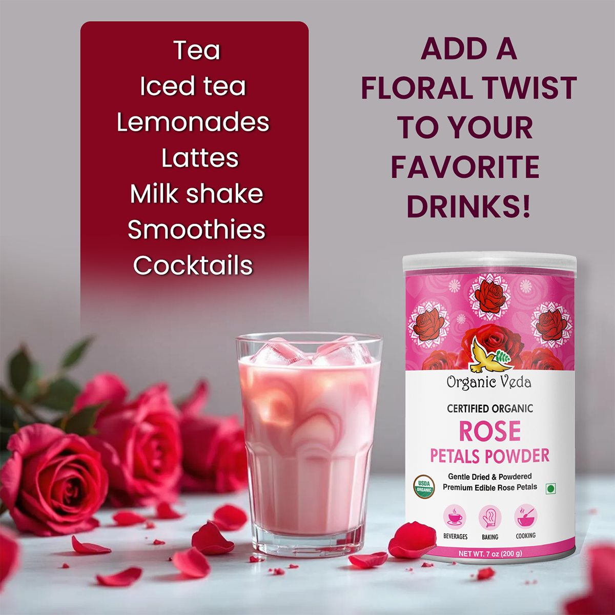 Rose Petal Powder