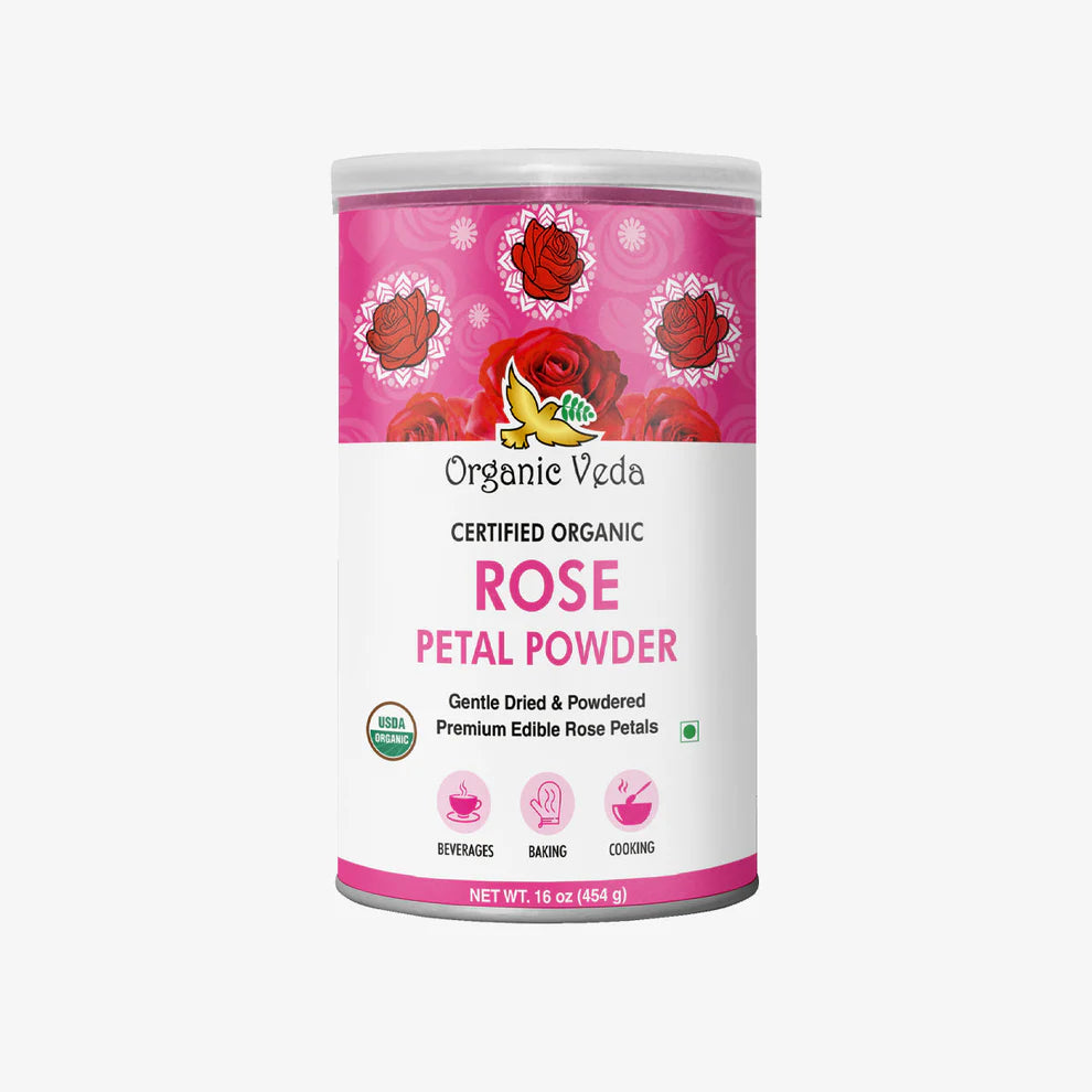Rose Petal Powder OrganicVeda