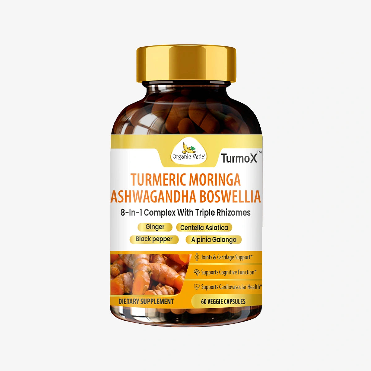 Turmox - Turmeric Moringa Ashwagandha Boswellia Capsules