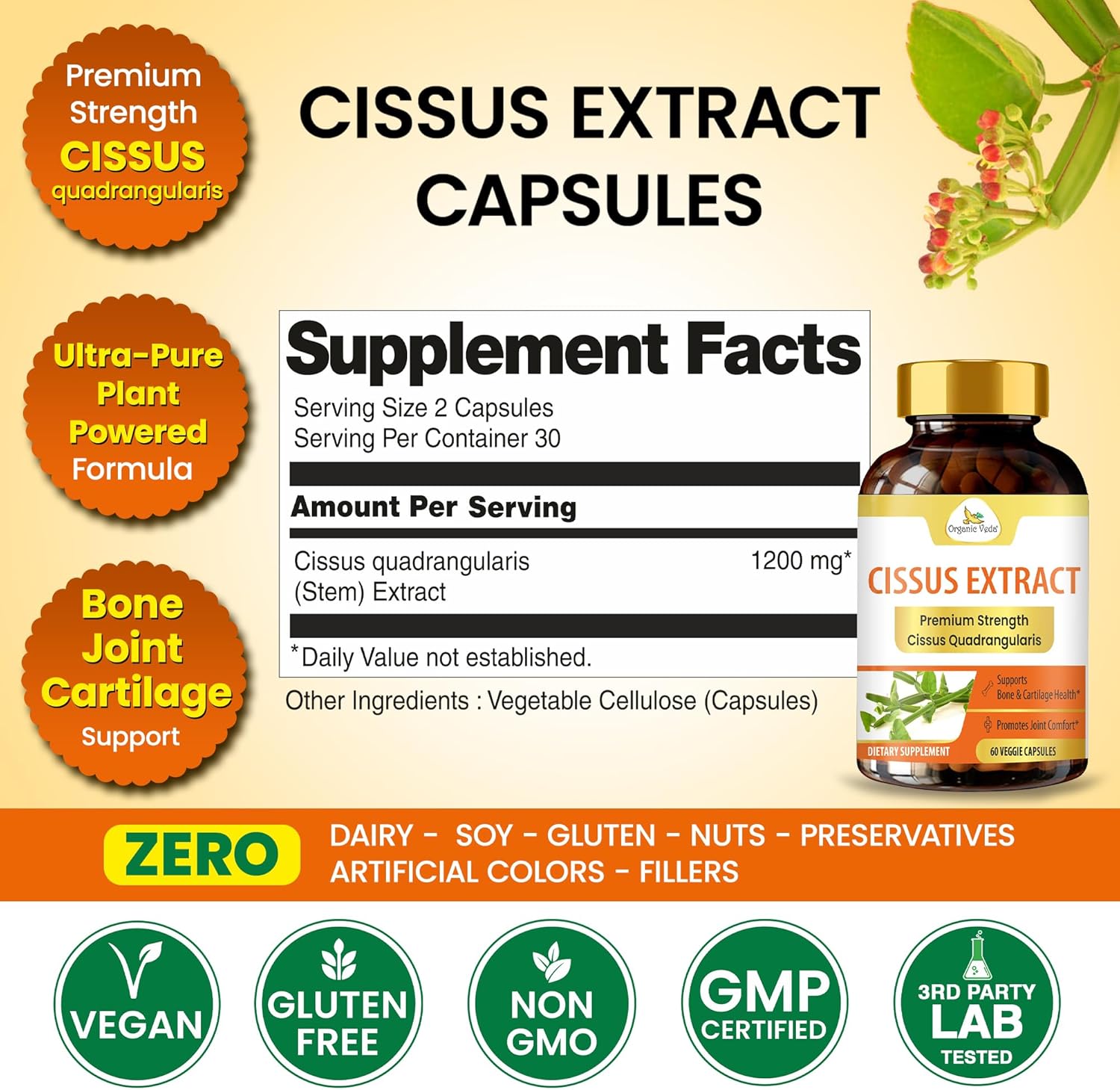 Cissus Extract Capsules