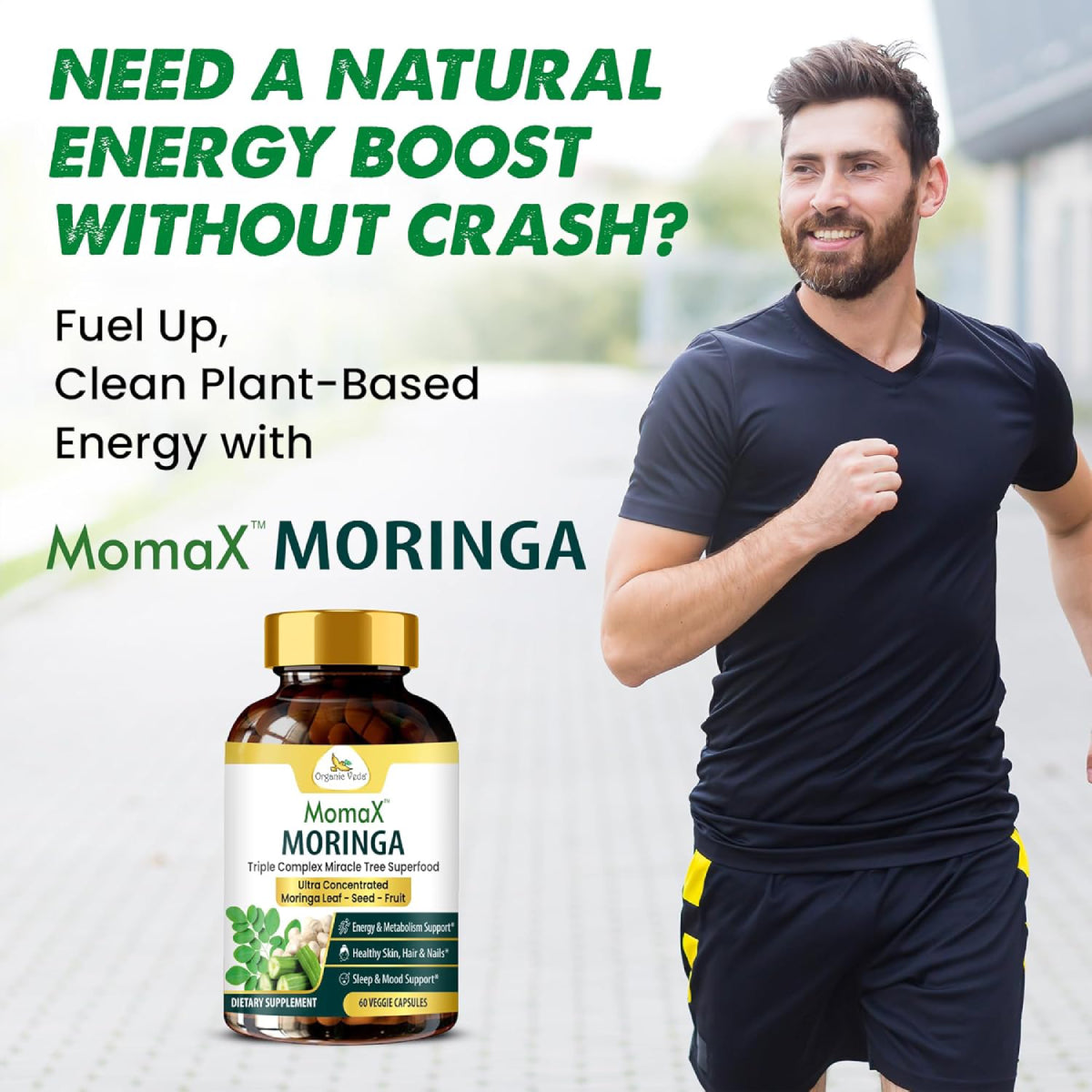 Momax Moringa Capsules OrganicVeda USA